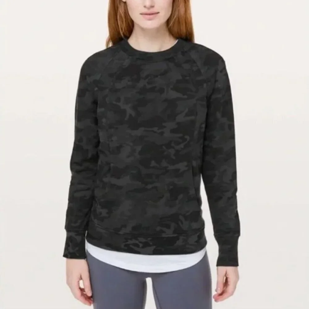Lululemon Scuba Crew in Incognito Camo Multi Grey